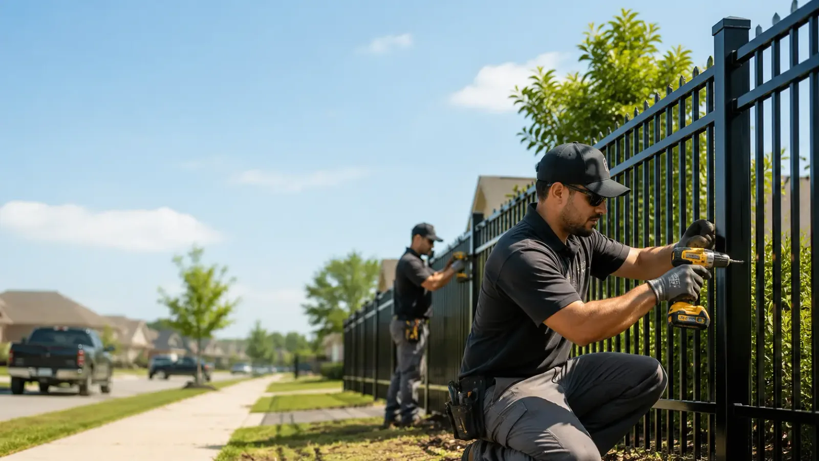 Metal Fence Installation in Kinder, LA